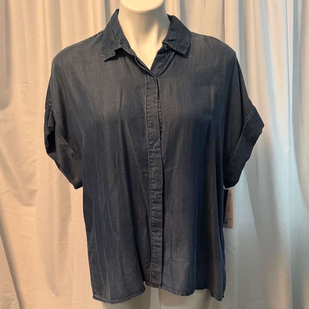 Liverpool Blue Denim Blouse